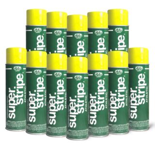 Fox Valley Super Stripe Water-Based Athletic Field Marking Paint - (12 Cans)