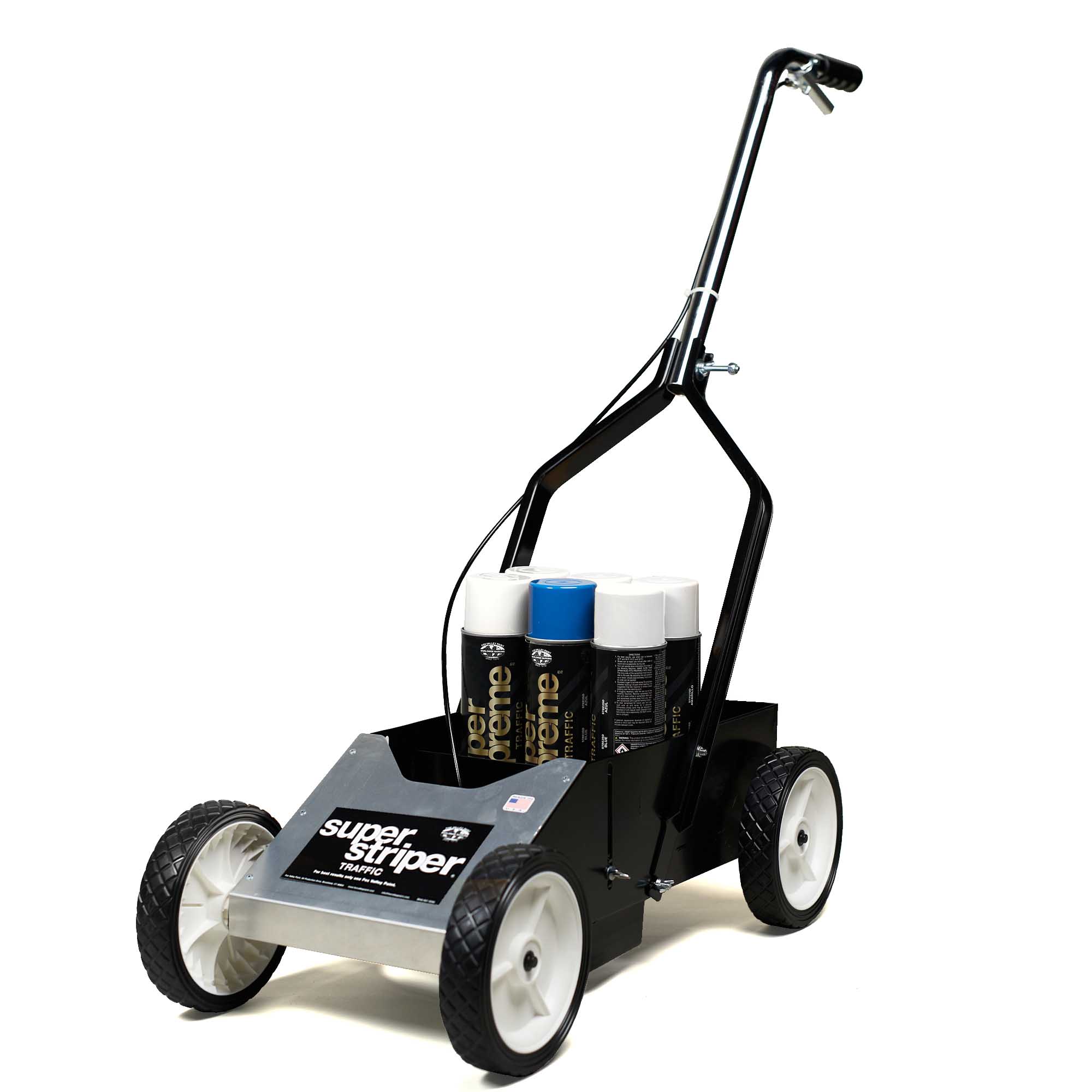 Fox Valley Traffic Super Striper Parking Lot Line Striping Machine Starter Kit - (6 Cans)