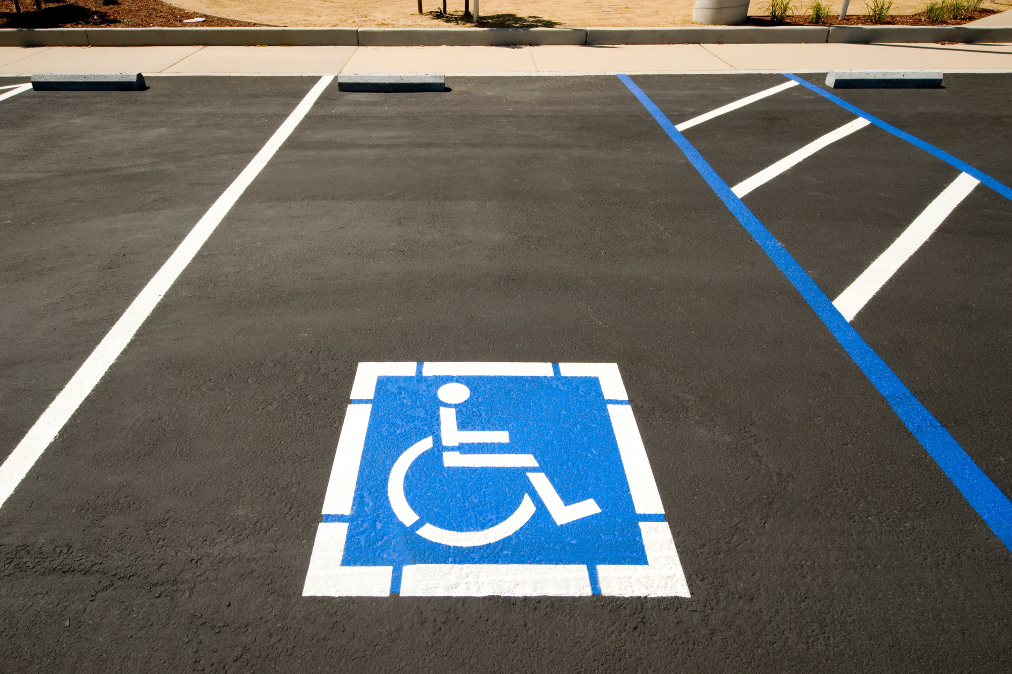 ADA-compliant parking