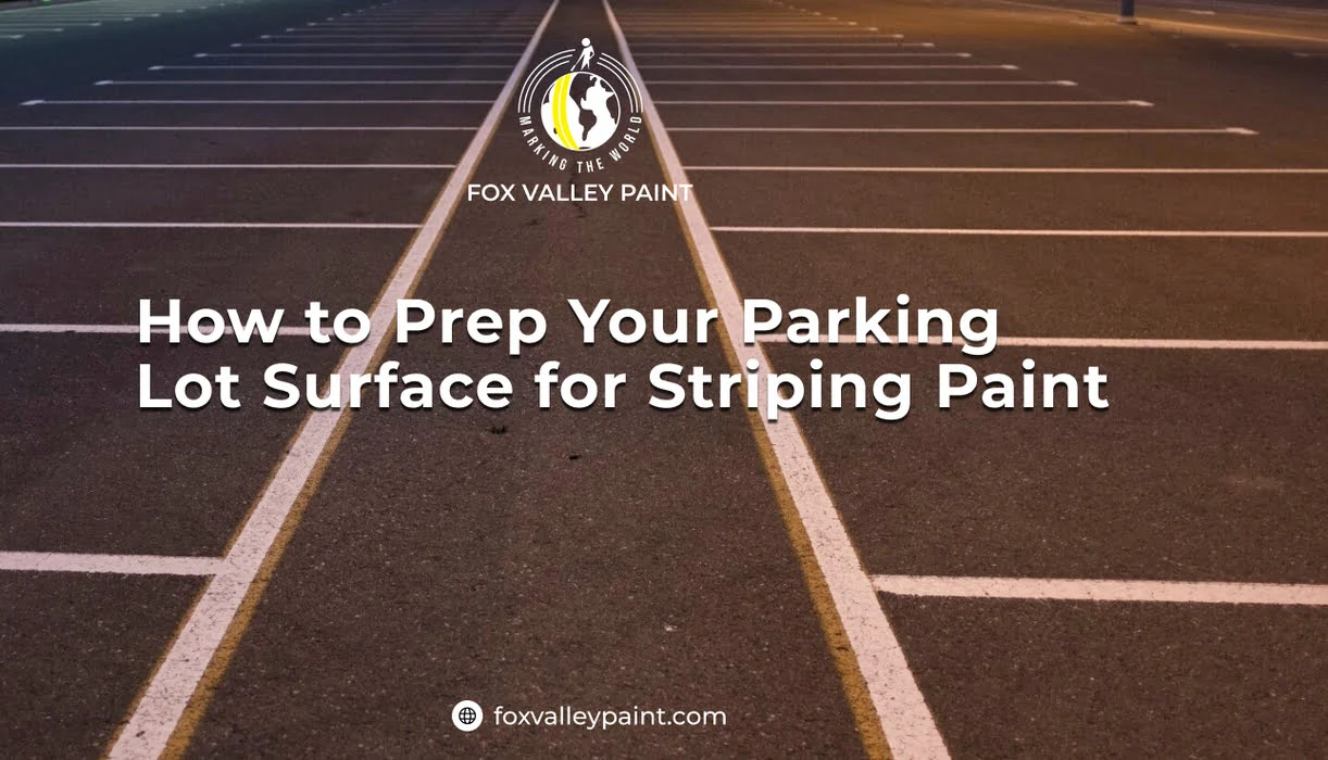 Parking Lot for Striping Paint