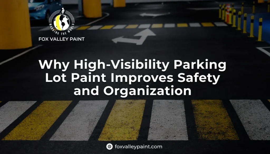 Why High-Visibility Parking Lot Paint Improves Safety and Organization