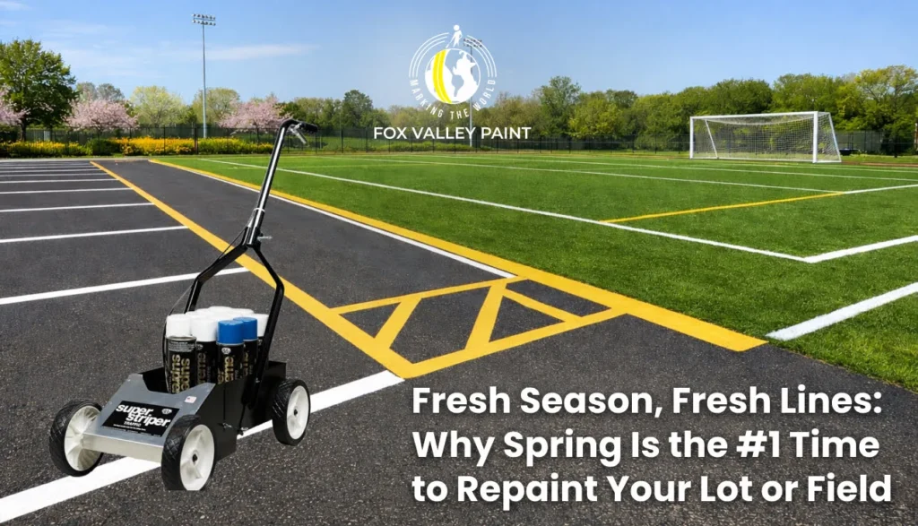 Fresh Season, Fresh Lines: Why Spring Is the #1 Time to Repaint Your Lot or Field