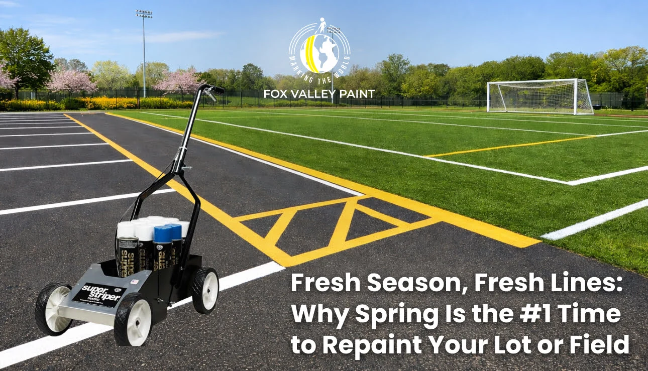 Fresh Season, Fresh Lines: Why Spring Is the #1 Time to Repaint Your Lot or Field