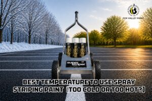 Temperature to Use Spray Striping Paint Too Cold or Too Hot