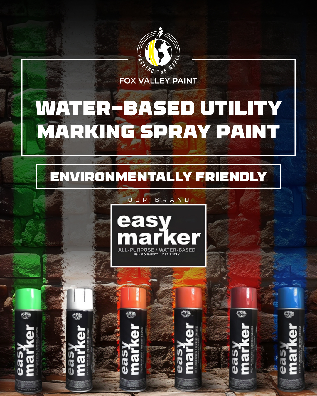 water-based utility marking paint