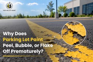 parking lot paint peeling