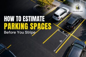 how to estimate parking spaces for a lot