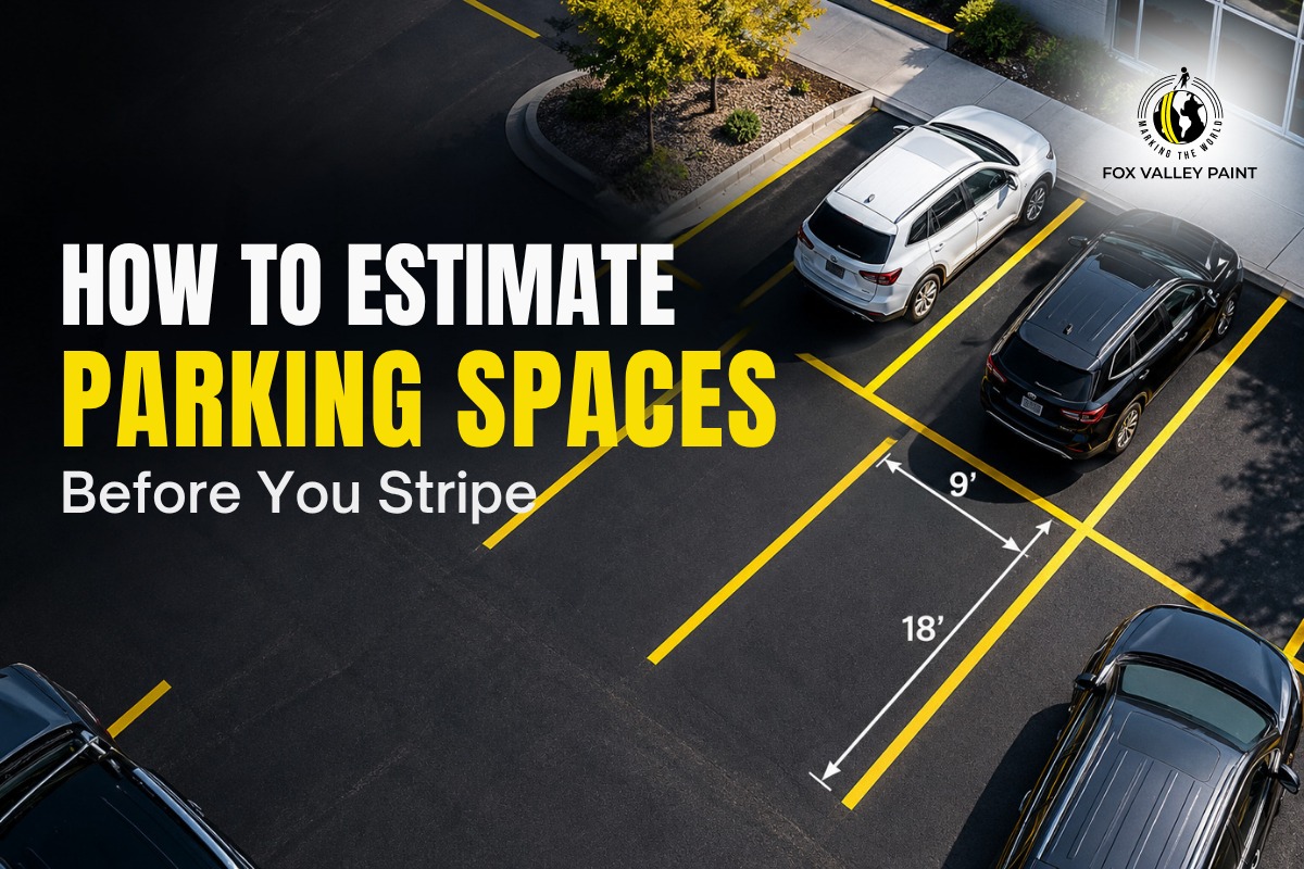 how to estimate parking spaces for a lot