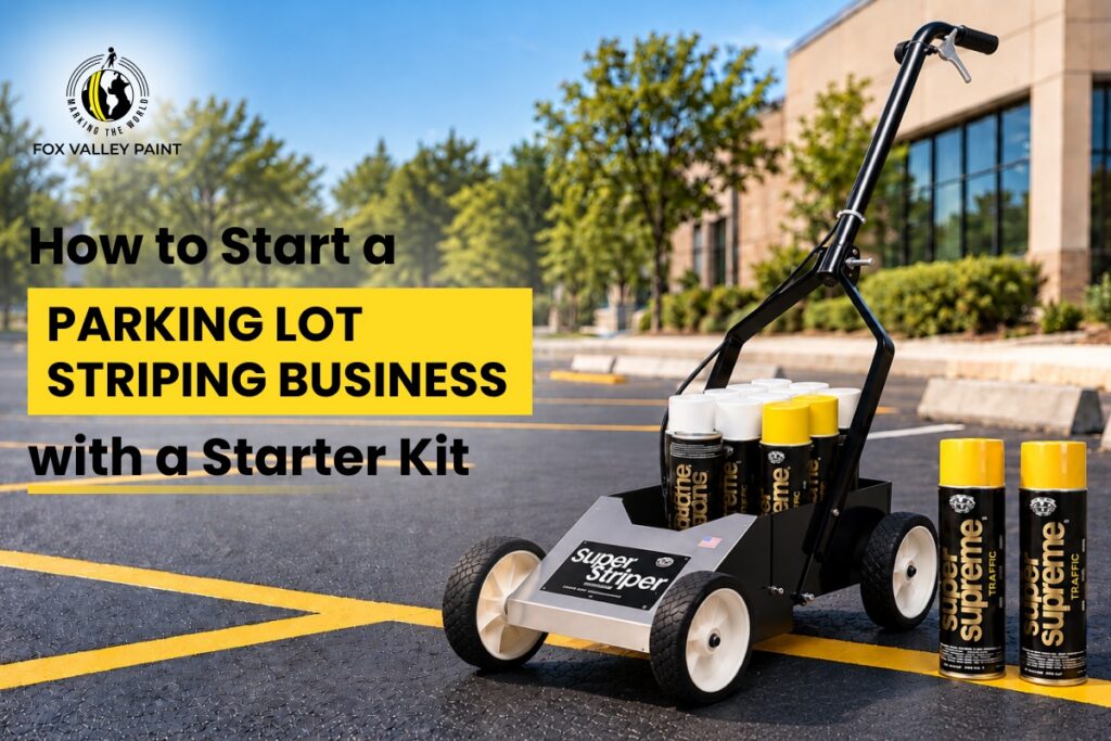How to Start a Parking Lot Striping Business with a Starter Kit